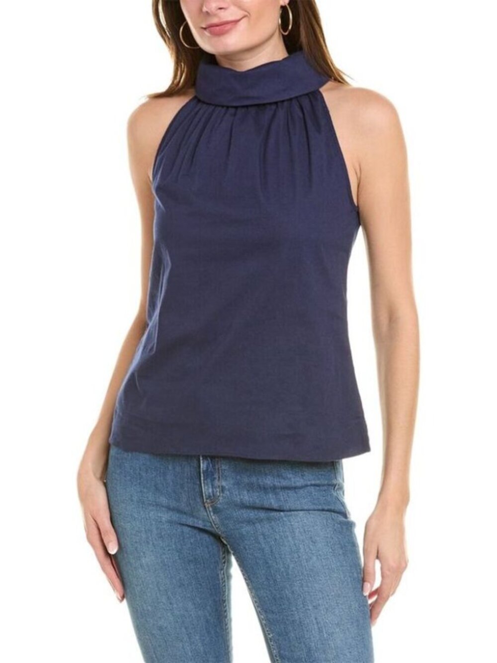 Sail to Sable Sleeveless Cowl Neck Top
